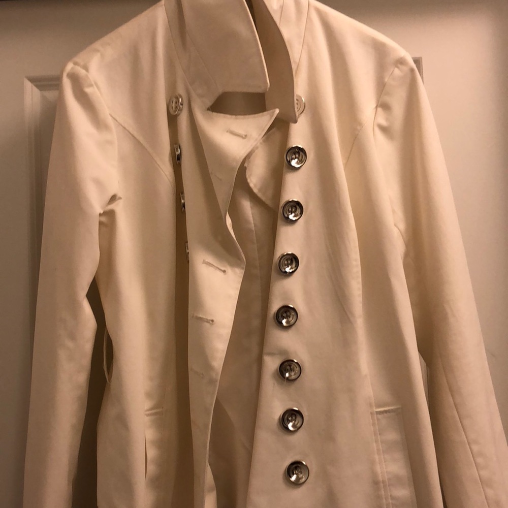 White trench coat